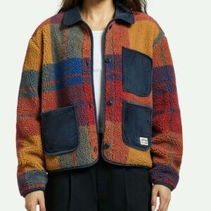 ISO brixton Delilah Plaid Flece Jacket